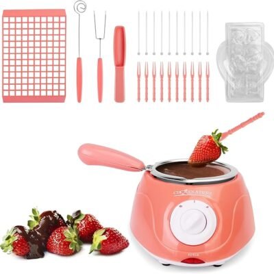 Fondue de chocolate con accesorios